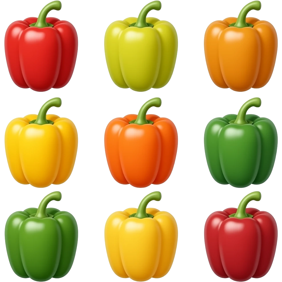 Pepper with different emoji