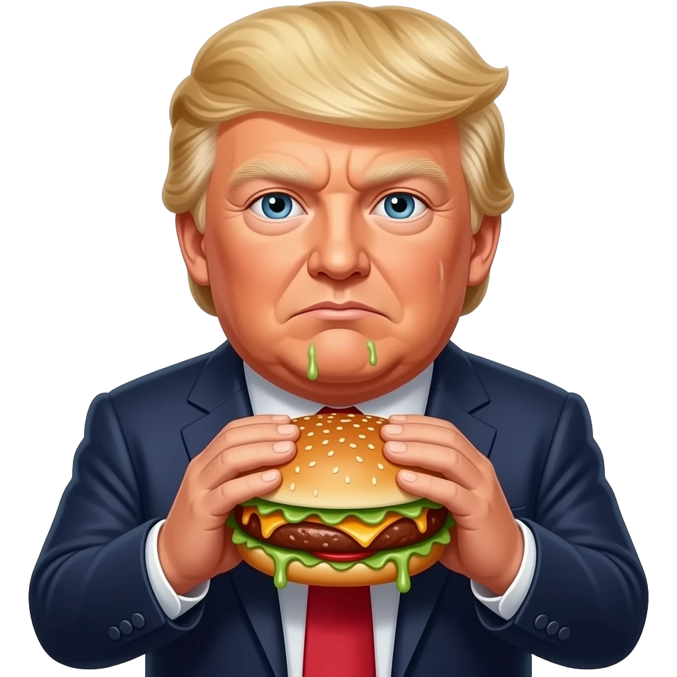 Charlie kirk sloppy joe donald trump oily dih giy man sloppy joe emoji
