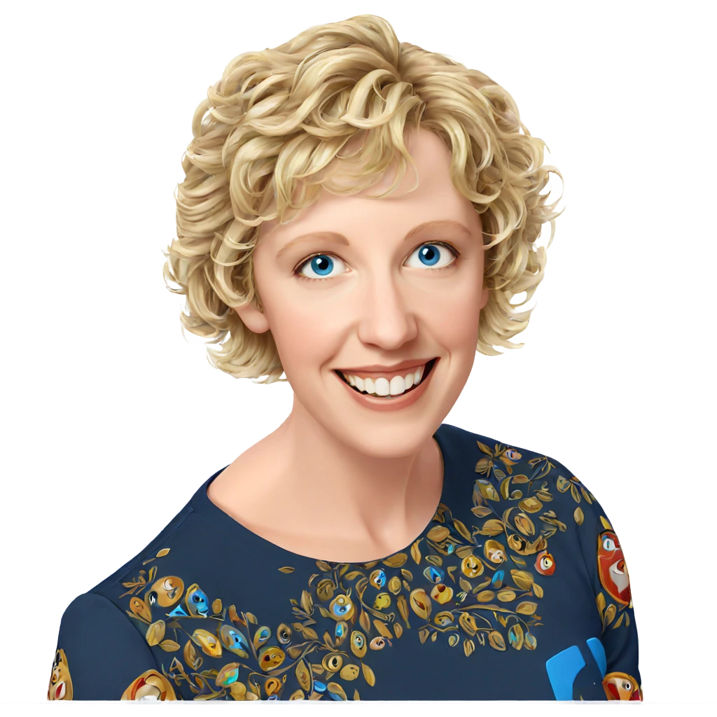 happy girl with blue eyes emoji