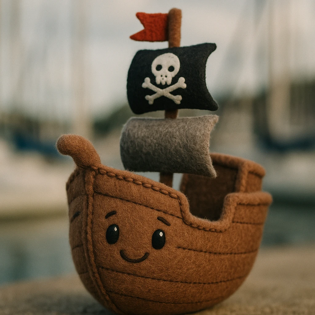 pirate ship emoji