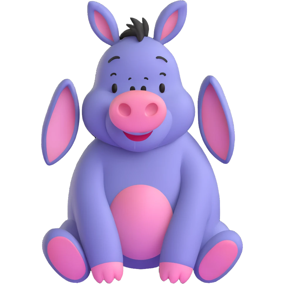 Eeyore from Winnie the Pooh emoji