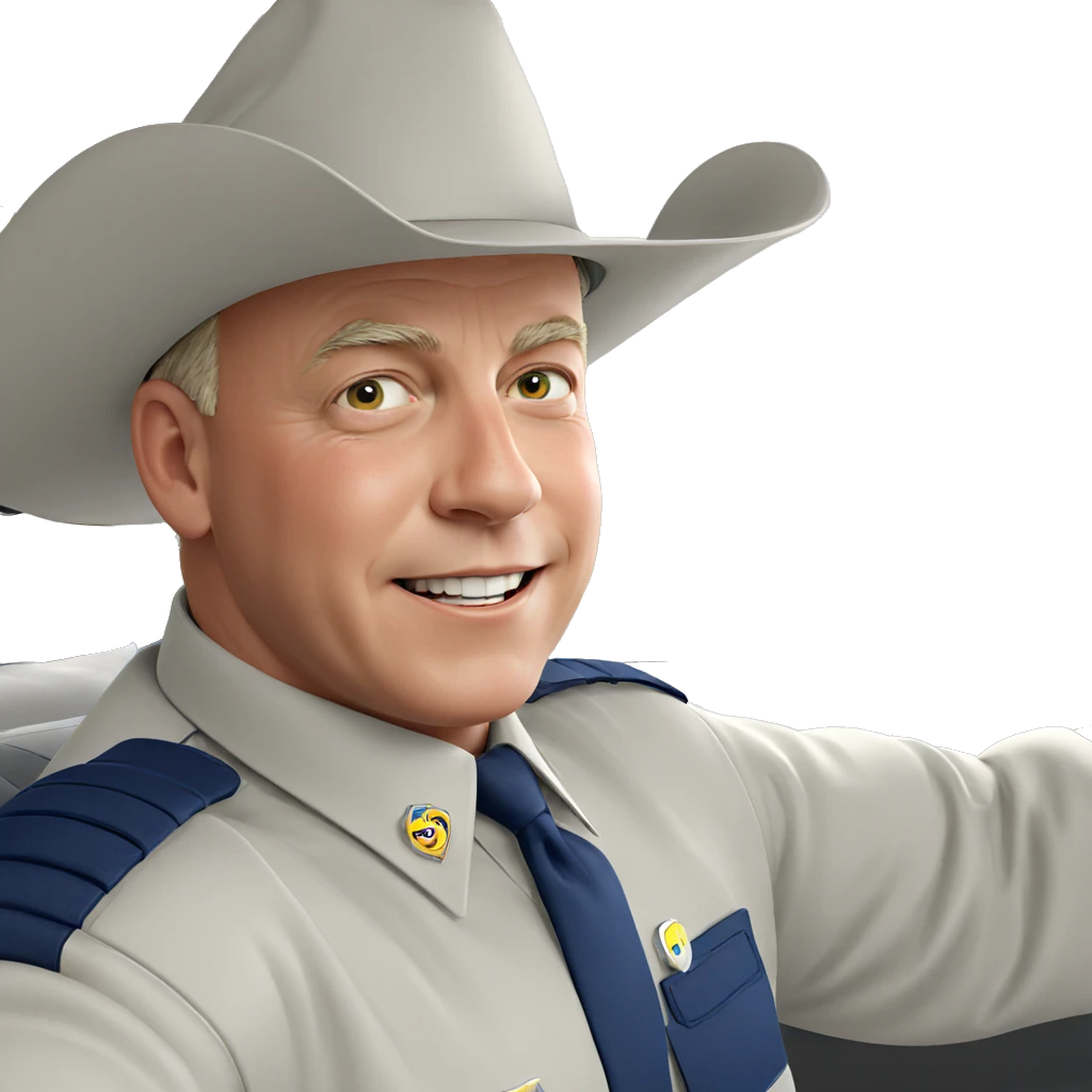 smiling boy in car uniform emoji