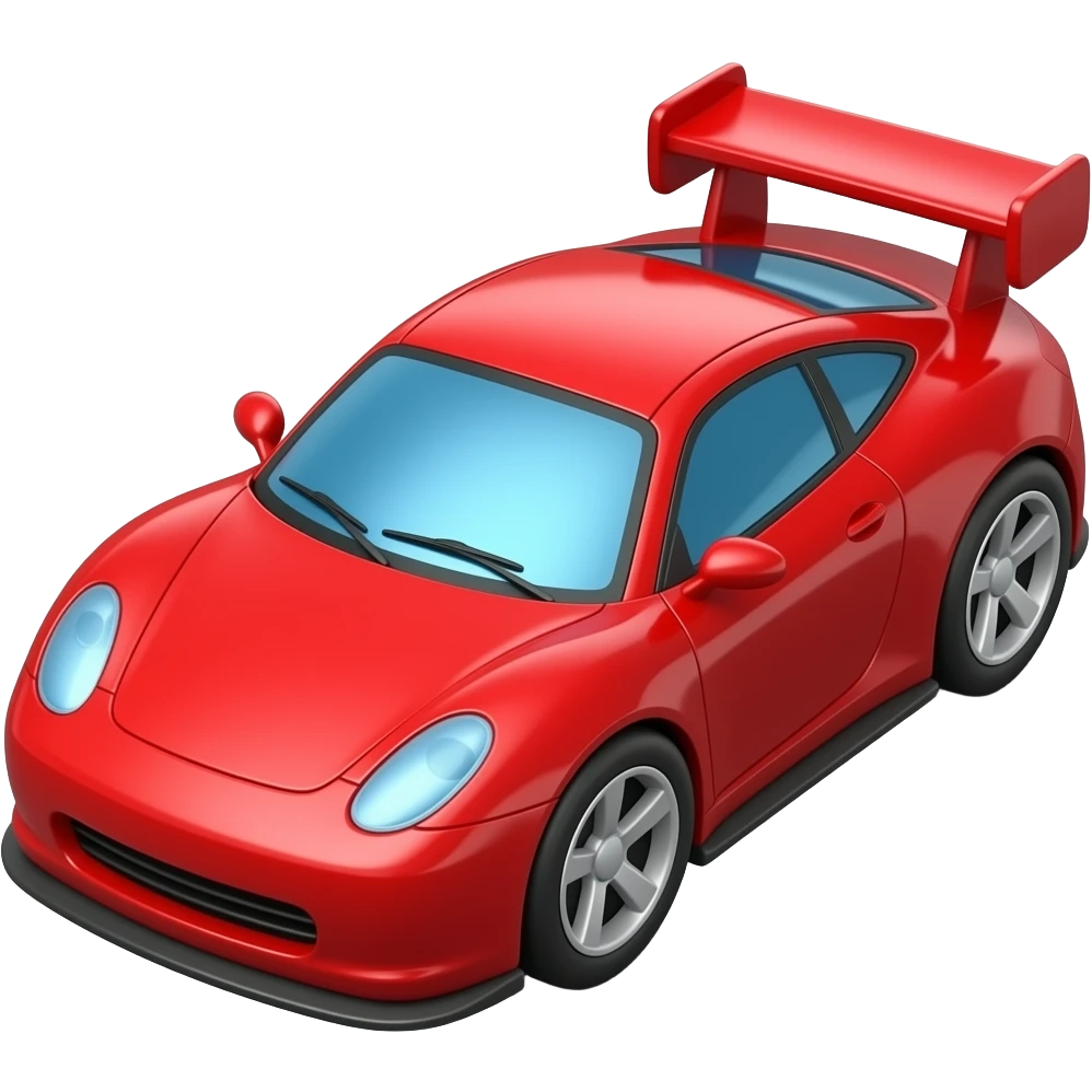 toy red race car emoji