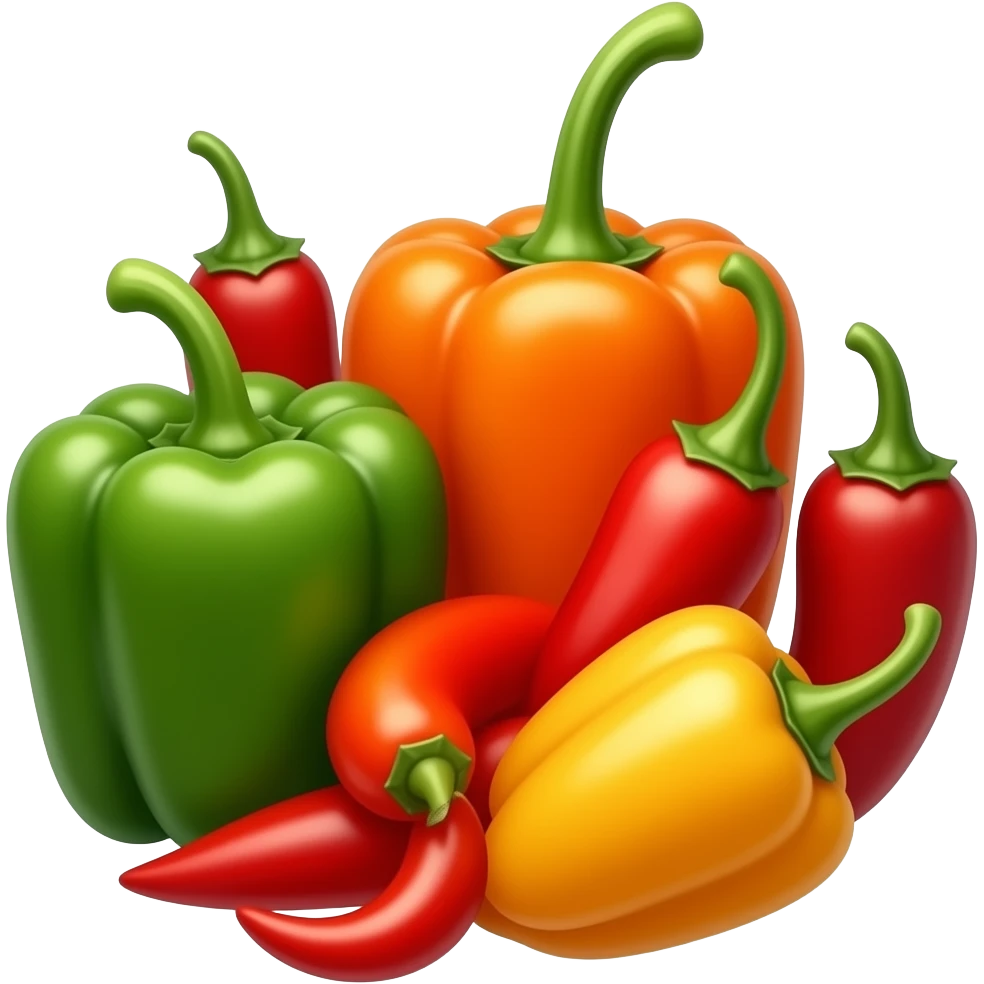 group of peppers emoji