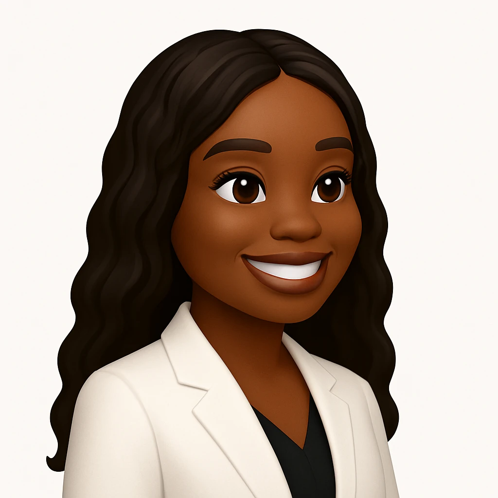 turn the second man in emoji style of the 1st image, match the facial features and match dressing style of the 2nd image, she is wearing white suit side pose emoji