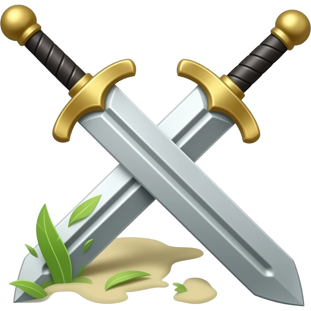 sword drop down emoji