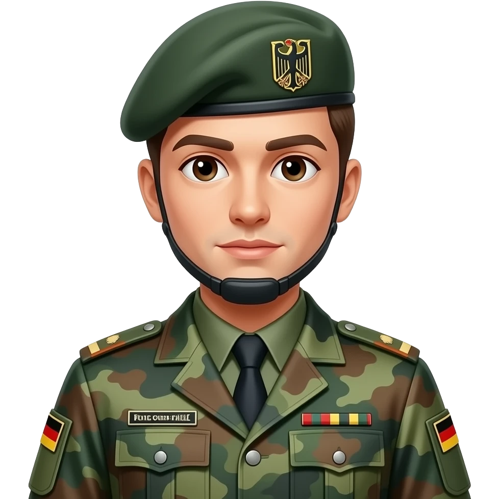military Polizei bundeswehr soldier emoji