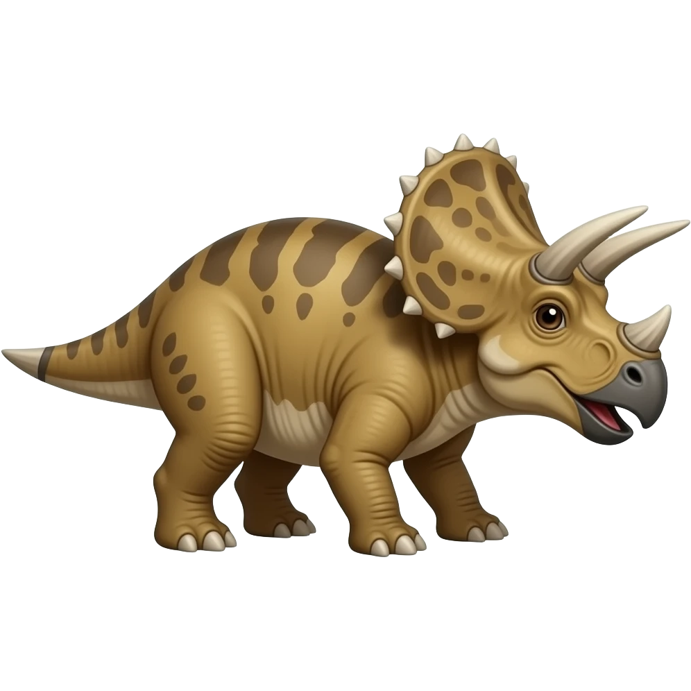 Triceratops emoji