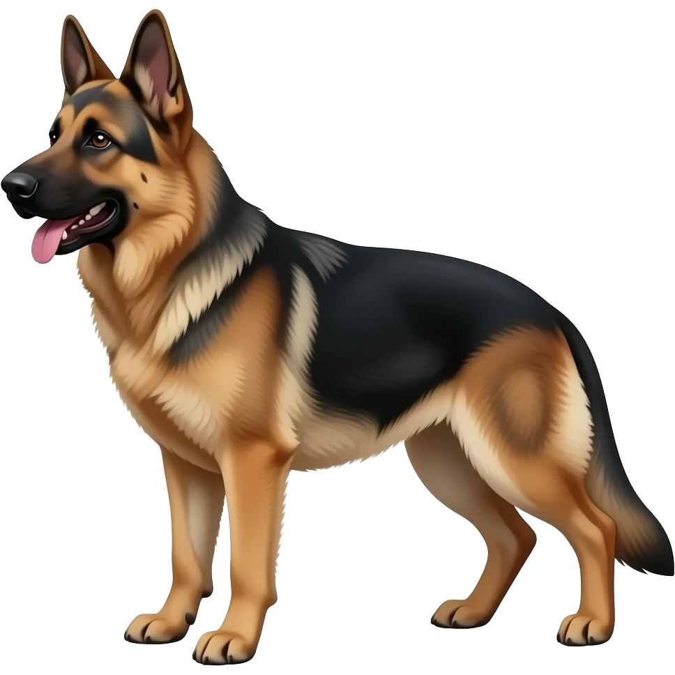 black german shepherd emoji