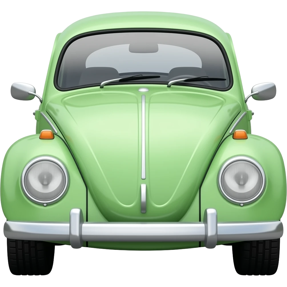 fusca verde claro emoji