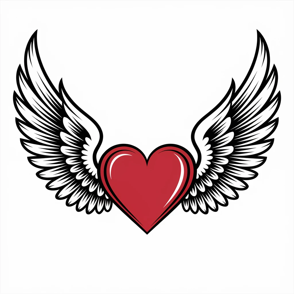 heart with wings emoji