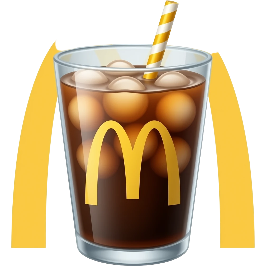 mcdonalds iced coffee emoji