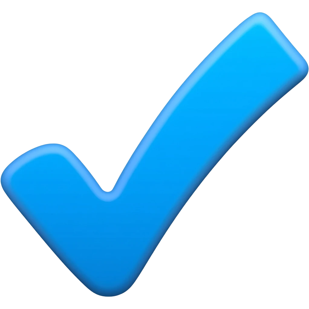 Tiktok mavi tik emoji