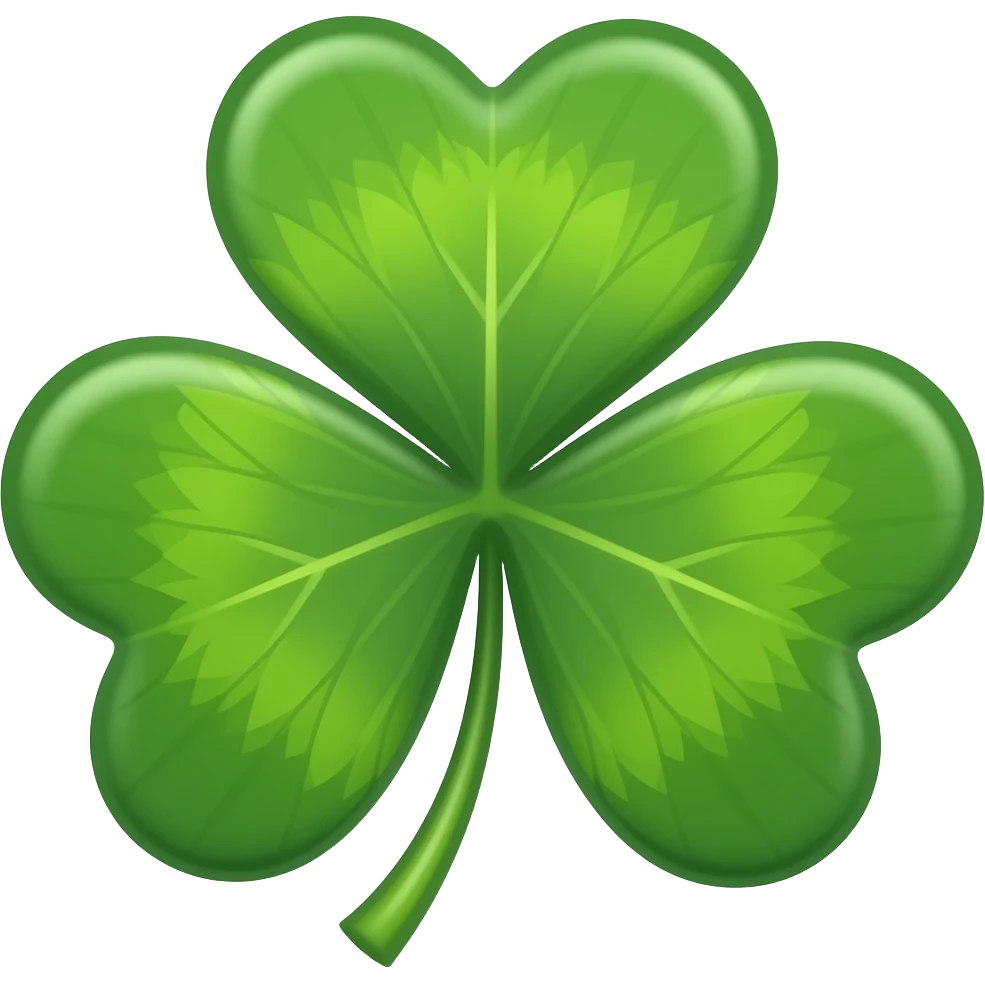 Trébol de 5 hojas emoji