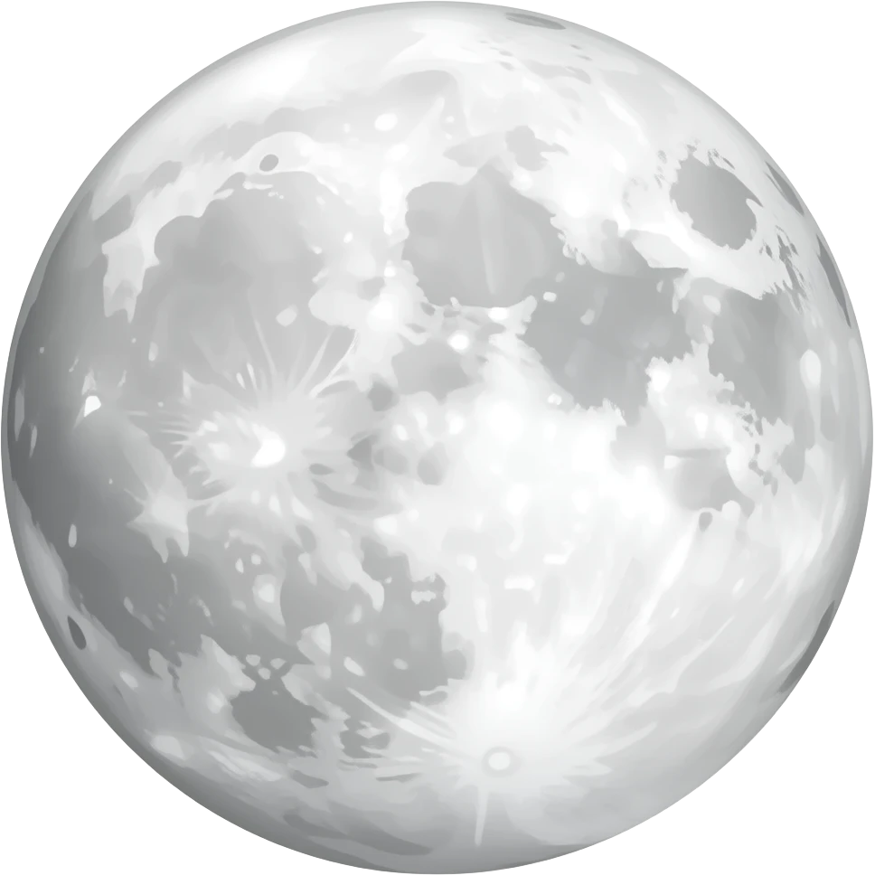 White Moon emoji