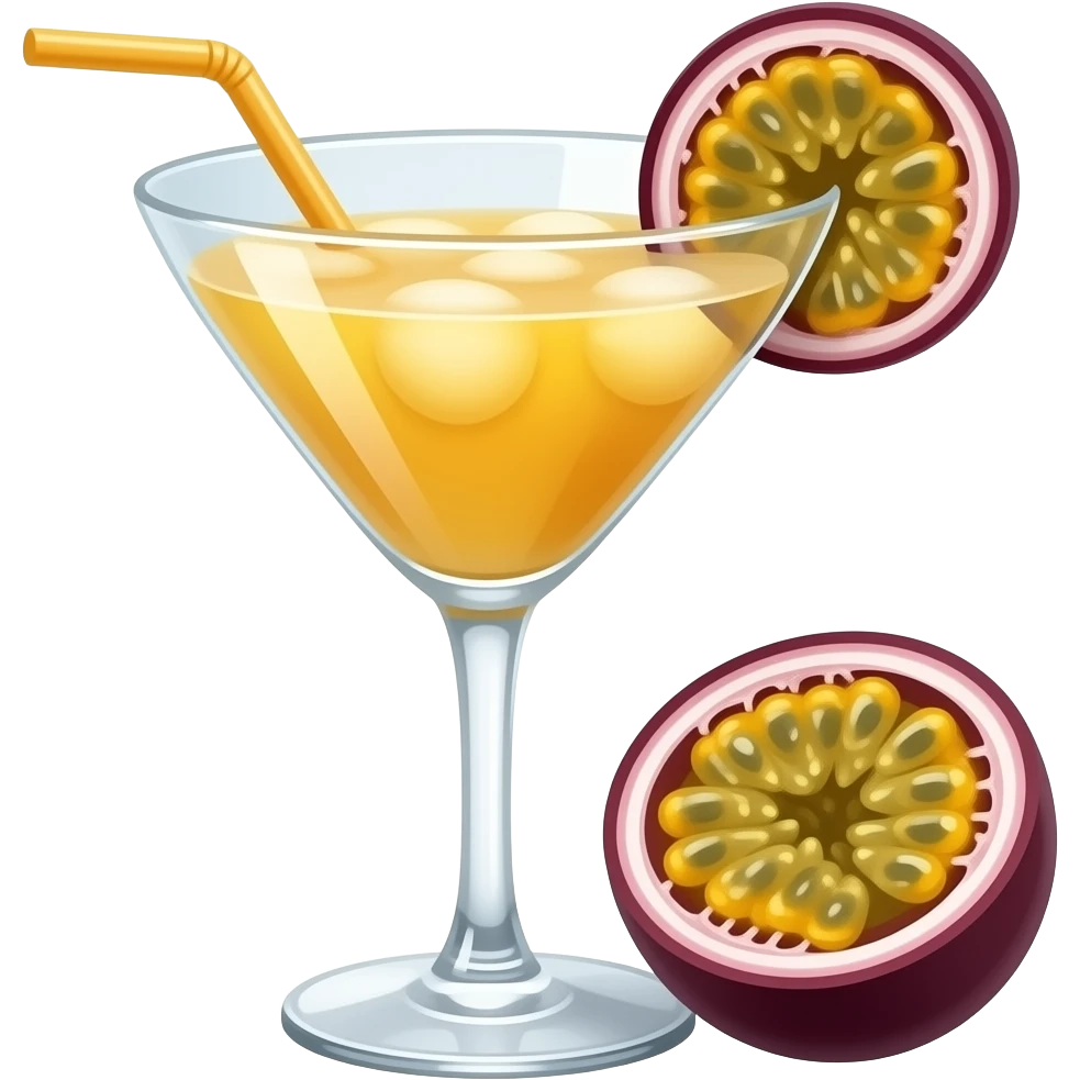 passion fruit martini emoji