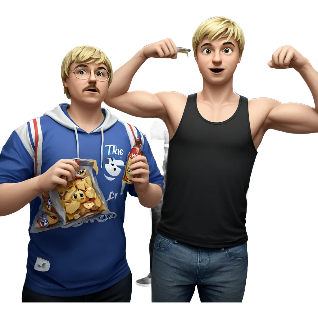 blonde boy holding food indoors emoji