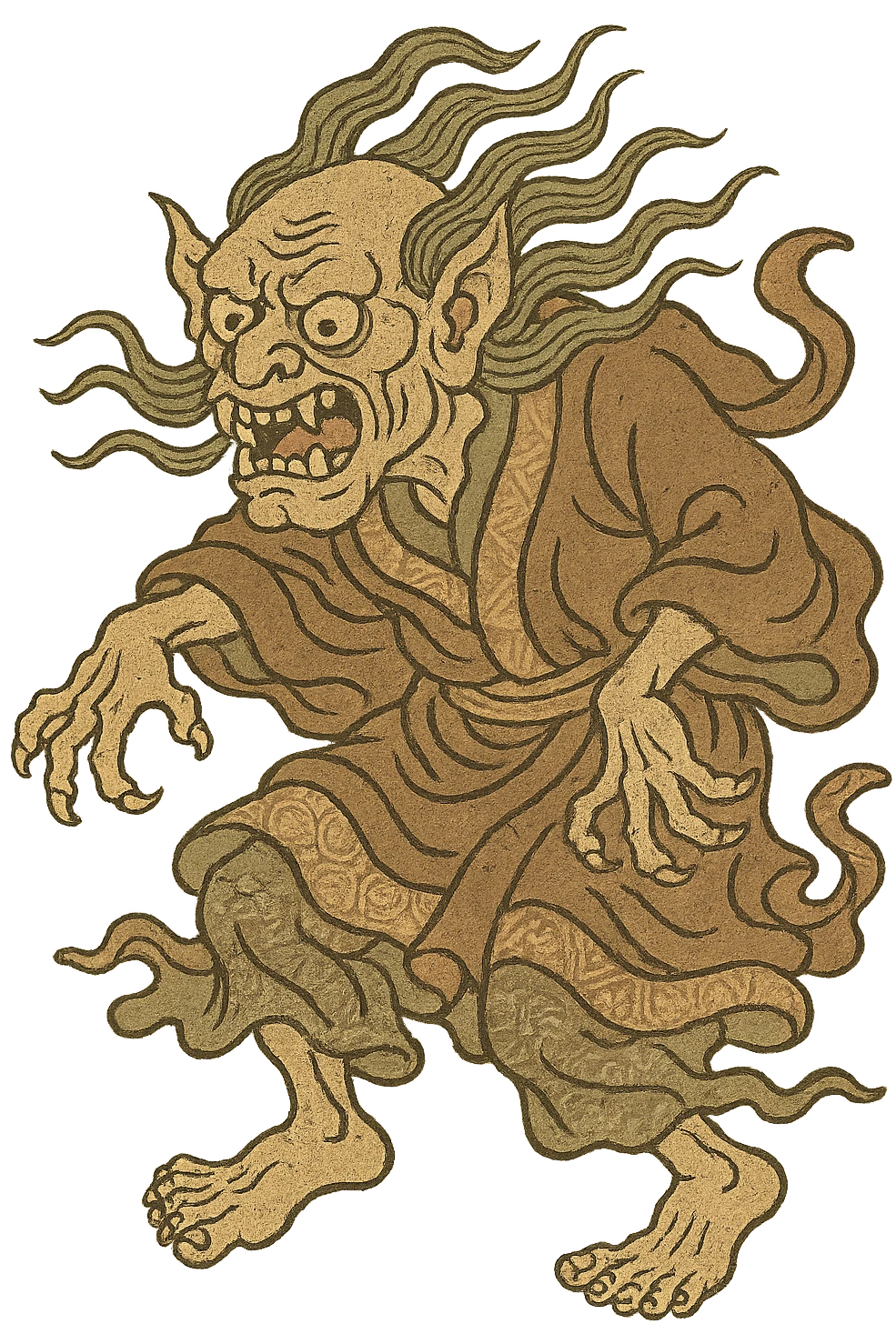 Dybbuk on transparent background emoji
