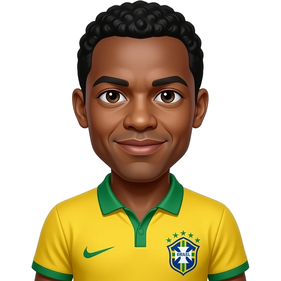 Pele in brazil jeresey emoji