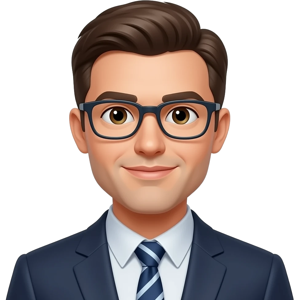 tie with glasses characters emoji