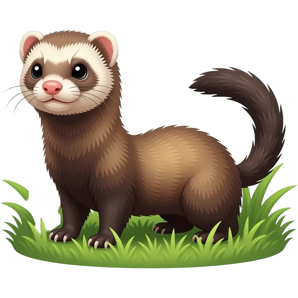 Ferret bush emoji