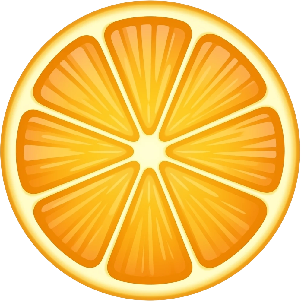 Orange slices emoji