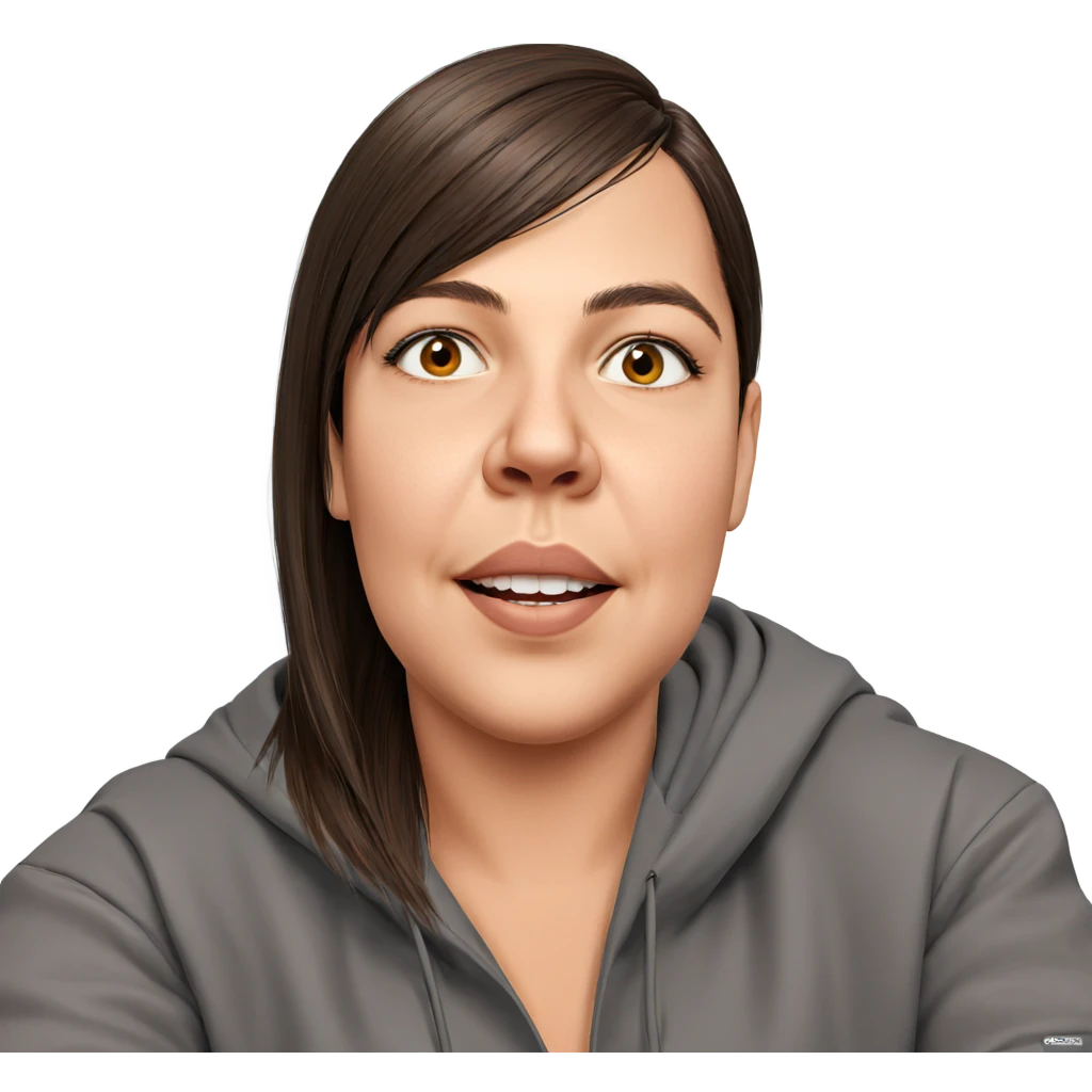 realistic portrait of girl emoji