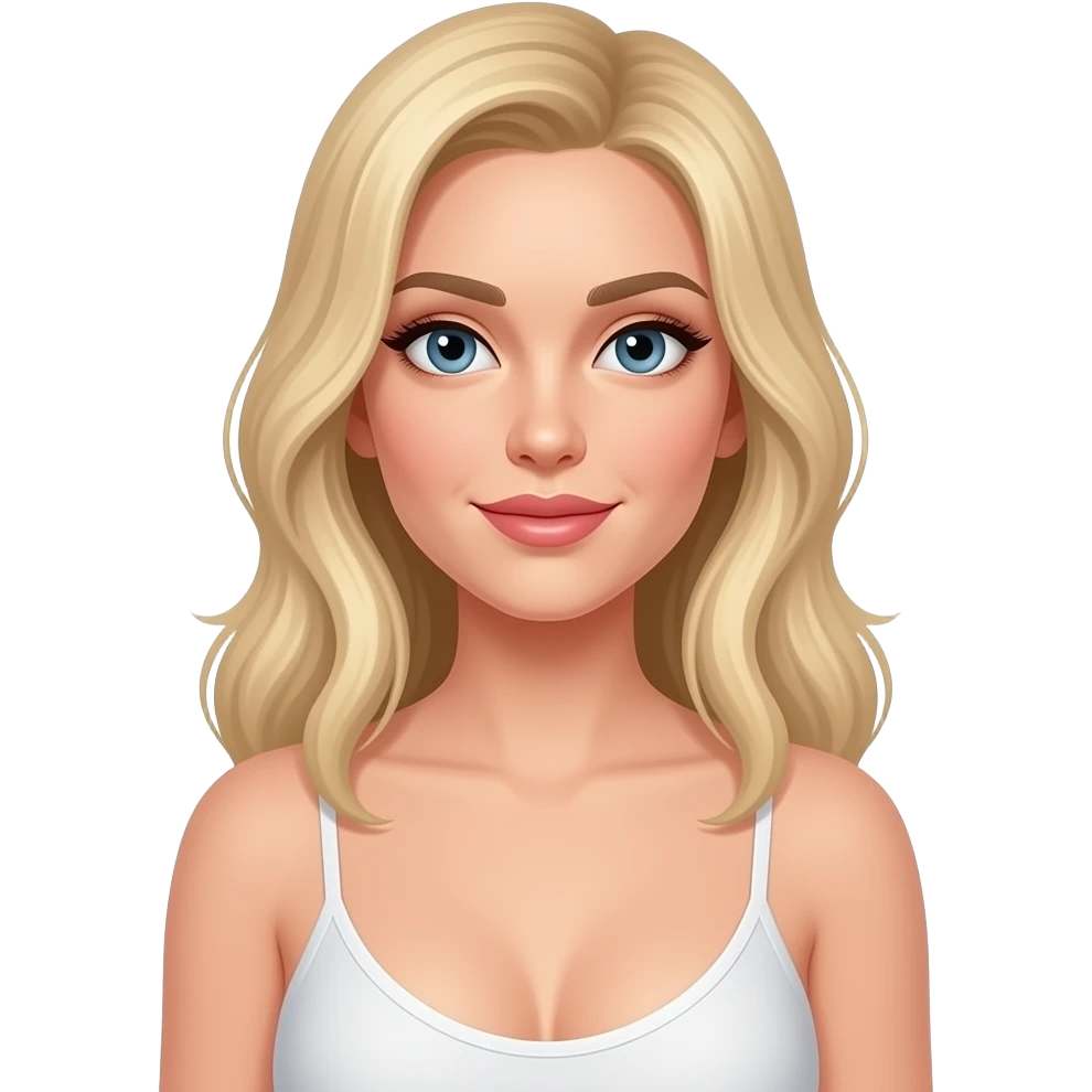 Nude boobs emoji iOS woman blonde emoji