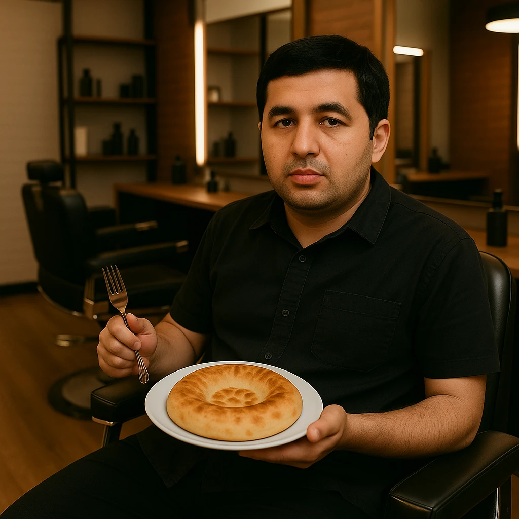 birinchidagi odamni yuziga 2 rasmdagi odamni yuzini quyib chizib ber emoji