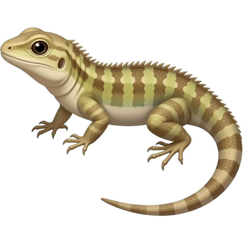 Lezard commun fin et long emoji