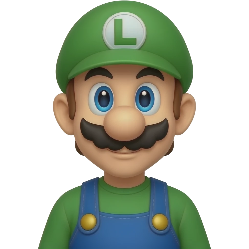 Make a luigi emoji emoji