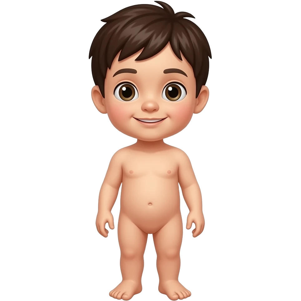 Niño desnudo emoji