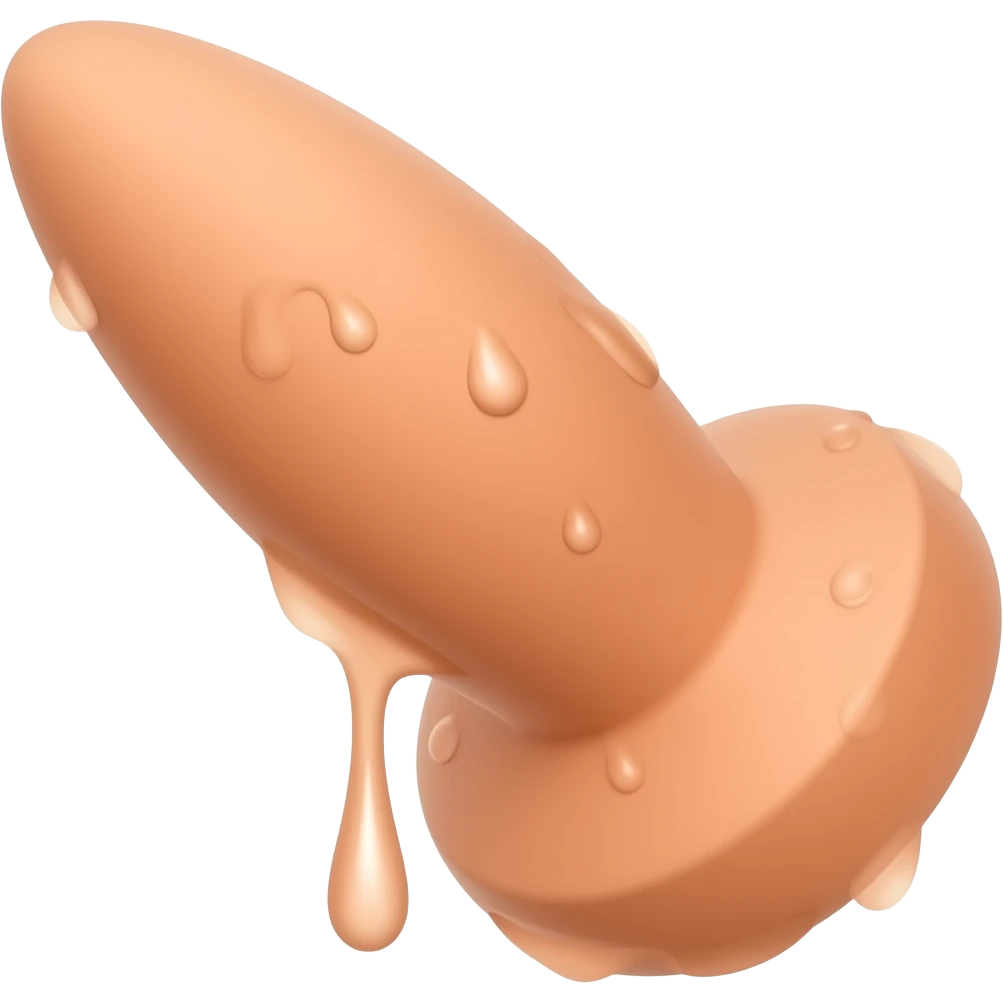 Dildo in vagin her dripping emoji