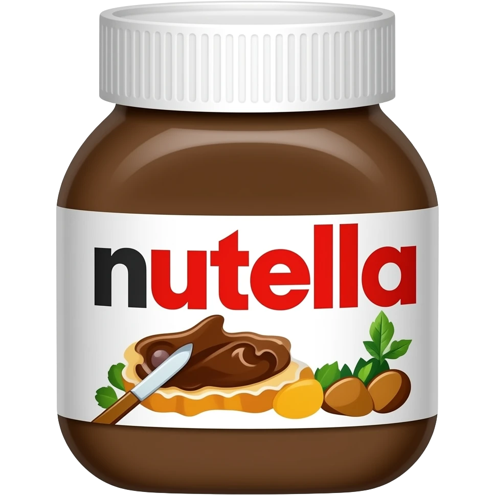 Crie um emoji de nutella emoji