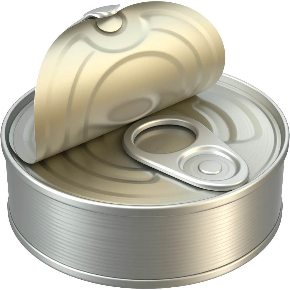empty tin can sharp edge emoji