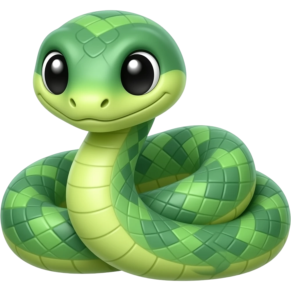 Cute snake emoji