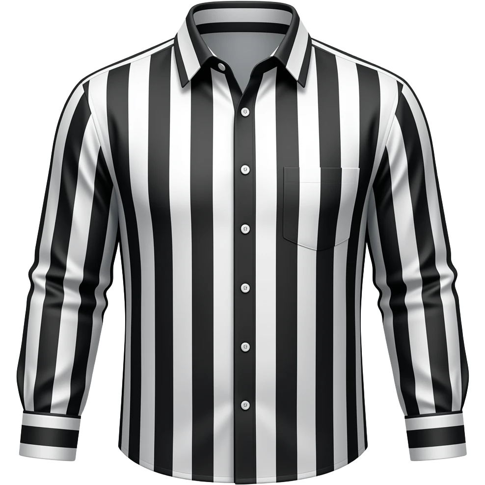 Striped Shirts black emoji