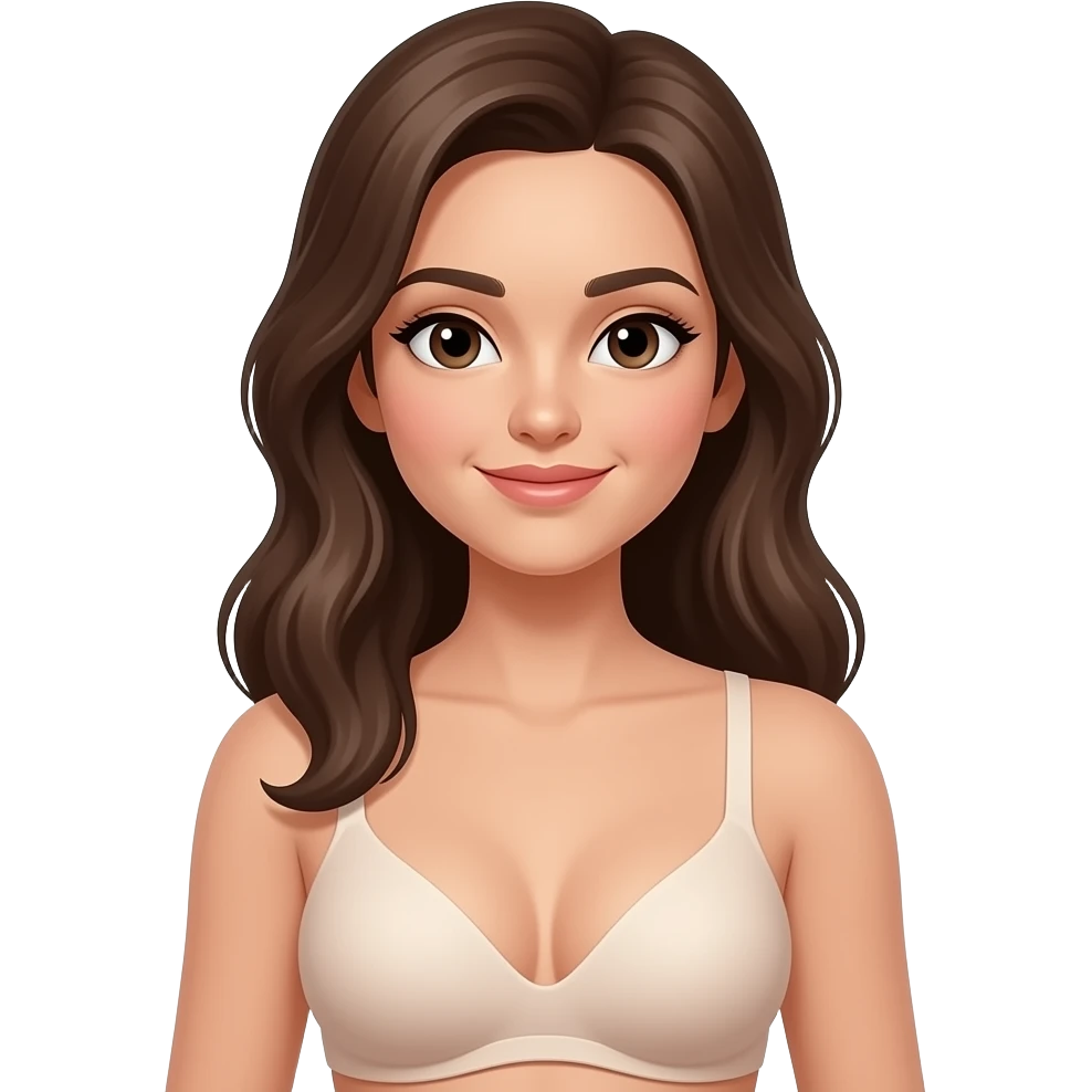 Seins nu sans soutien gorge emoji