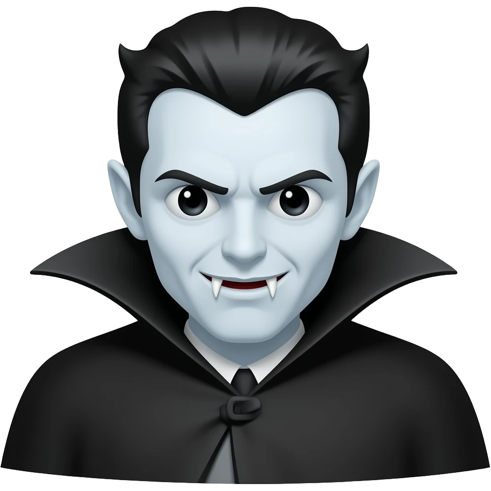 🧛 this emojis but make the emoji pure black no face no eyes no hair just black emoji