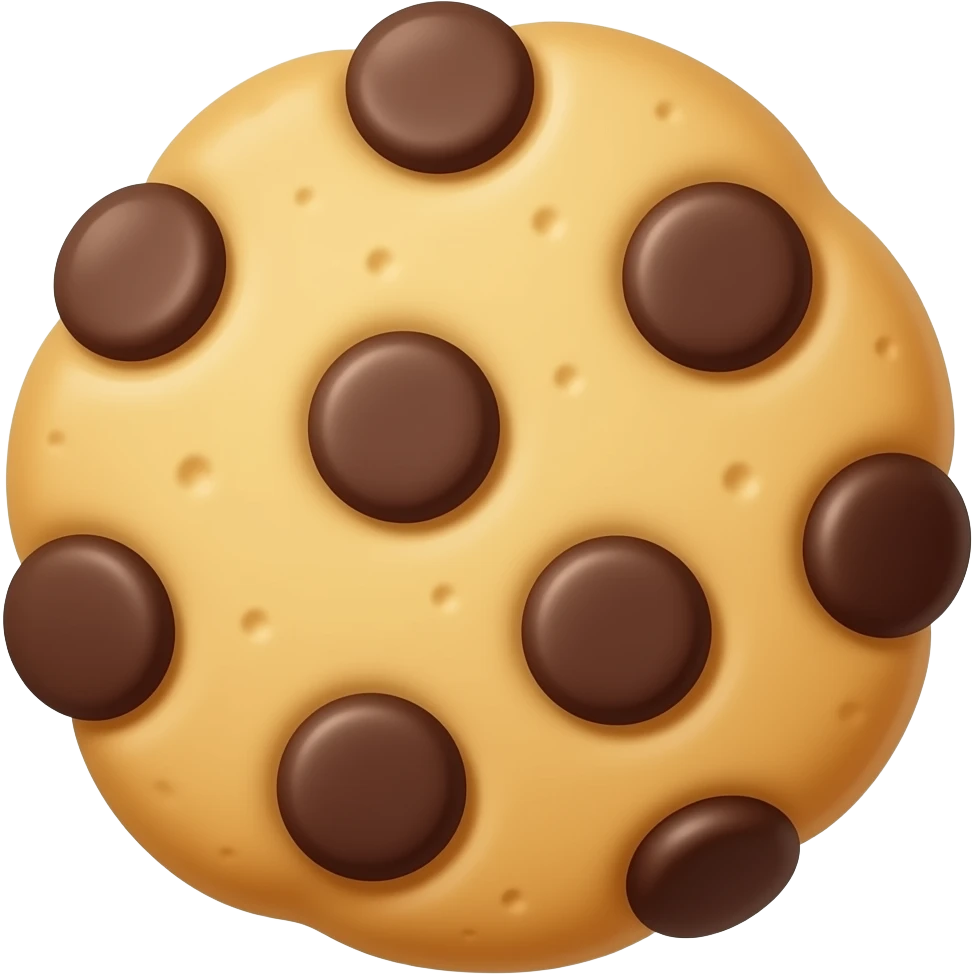 Sablé pépites de chocolat emoji