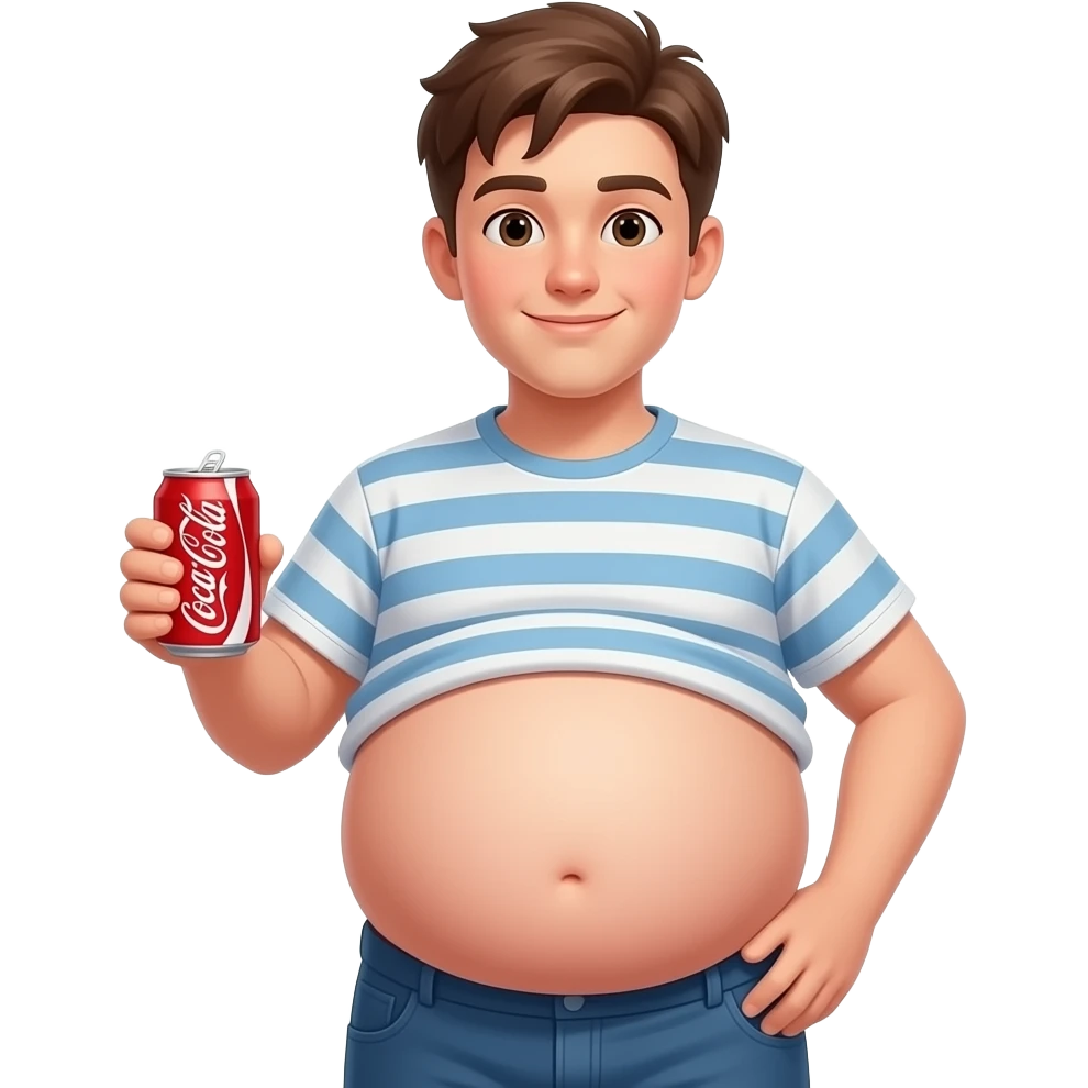 Zrób chłopak 19 latek z cola brzuchem🫄🏼 brzuch ma kształt jak balon + twarty brzuch + super ekstremalnie ogromny brzuch i trzyma coca-cole emoji