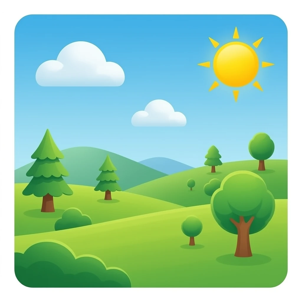 Hills aesthetic emoji