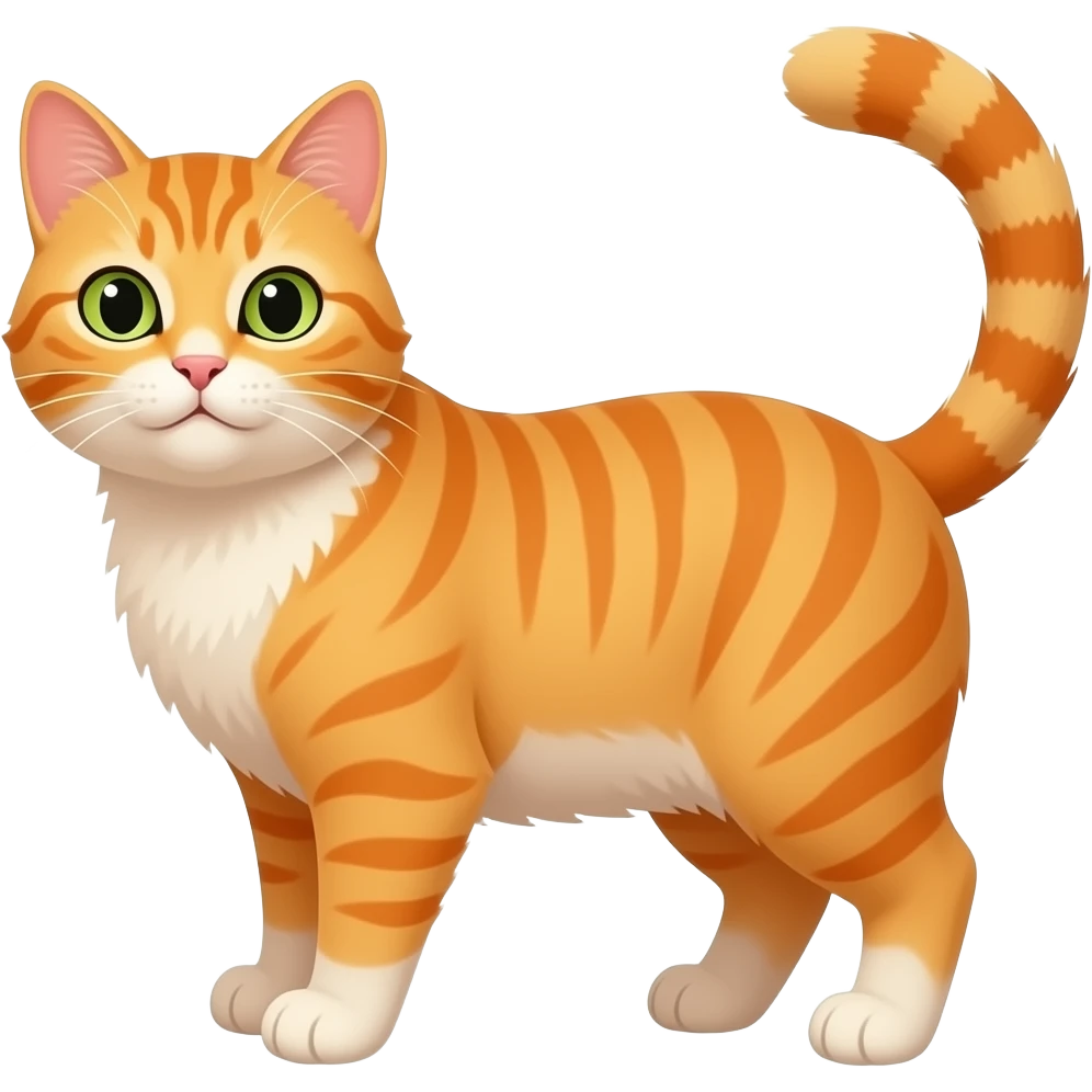 Orange cat emoji