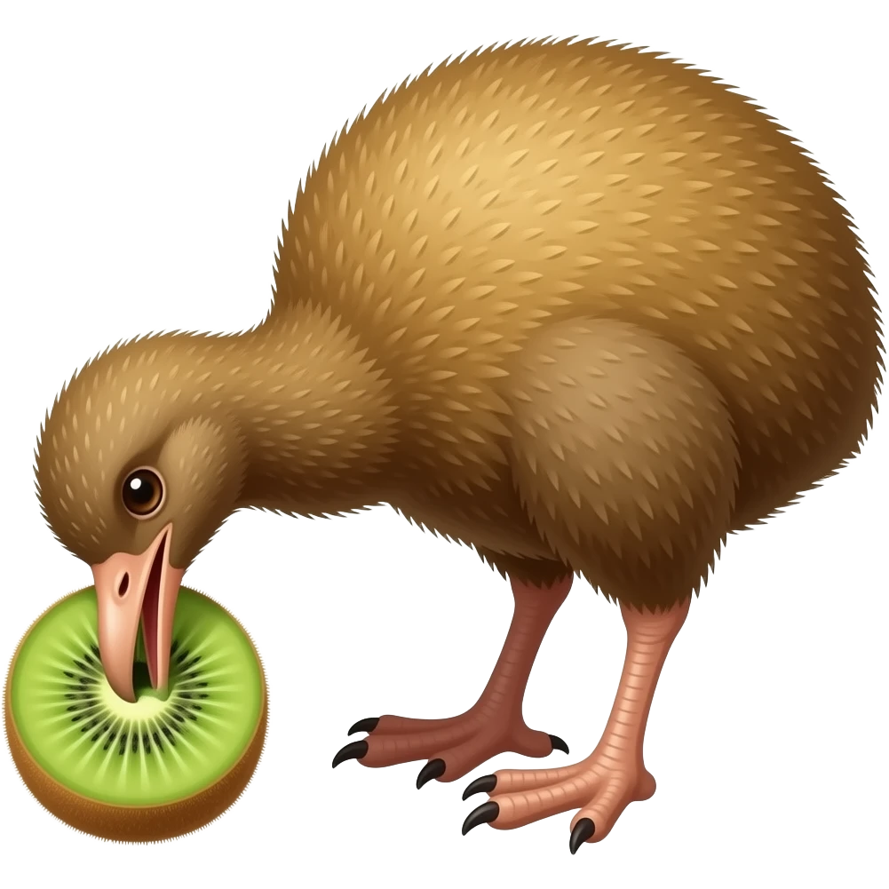 Kiwi cannibalism emoji
