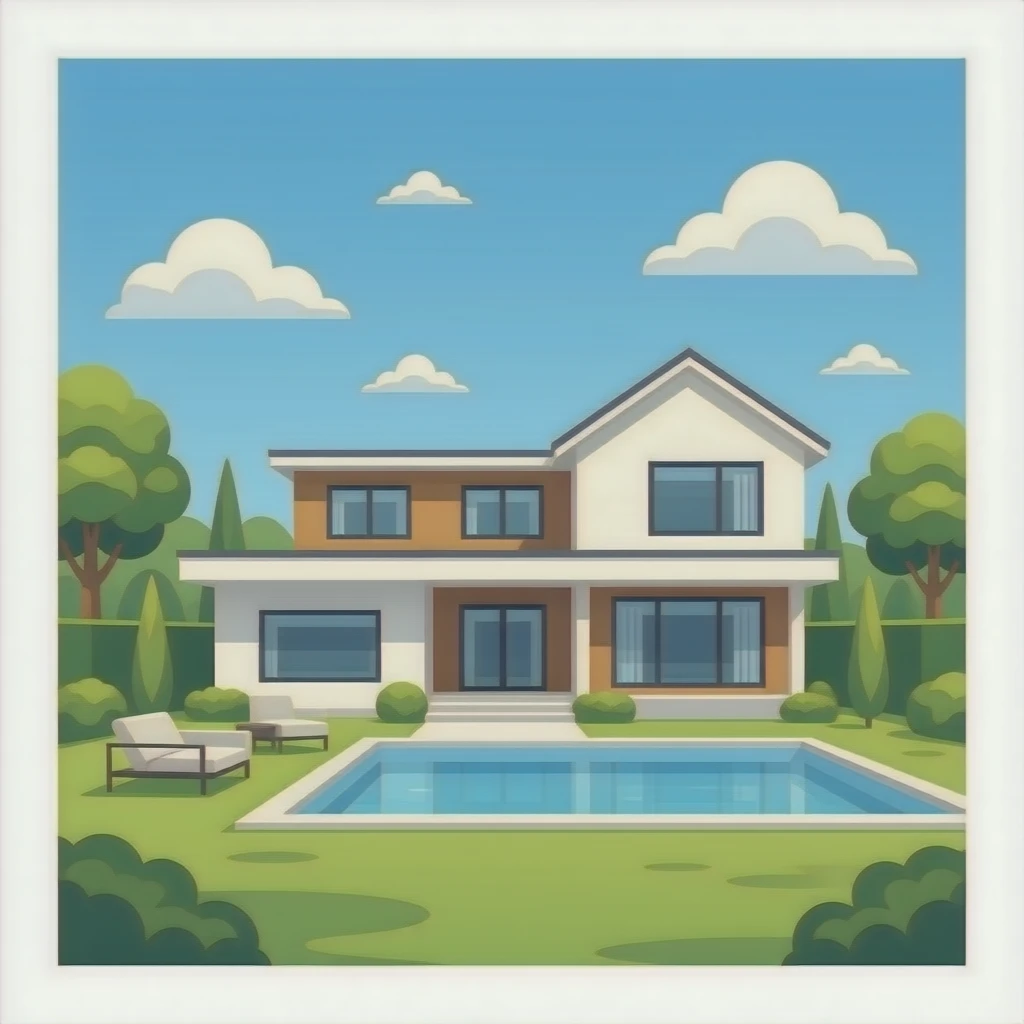 Ultimate Modern house emoji