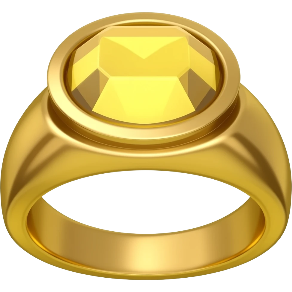 mafia gold ring emoji