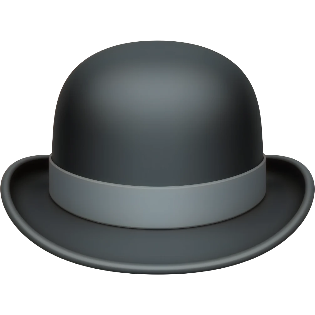 Bowler hat emoji