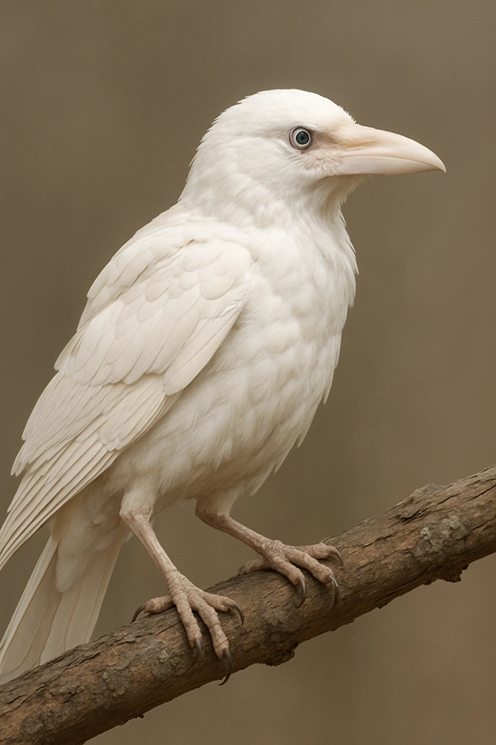 a white crow with no clothes emoji