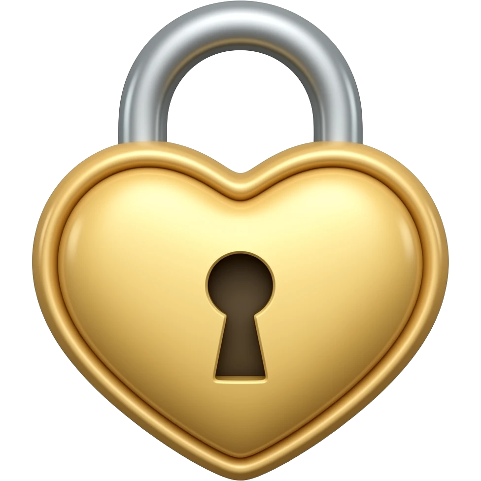 heart lock emoji