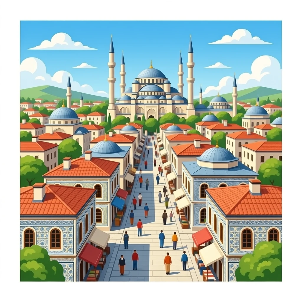 Ottoman Empire city top view emoji
